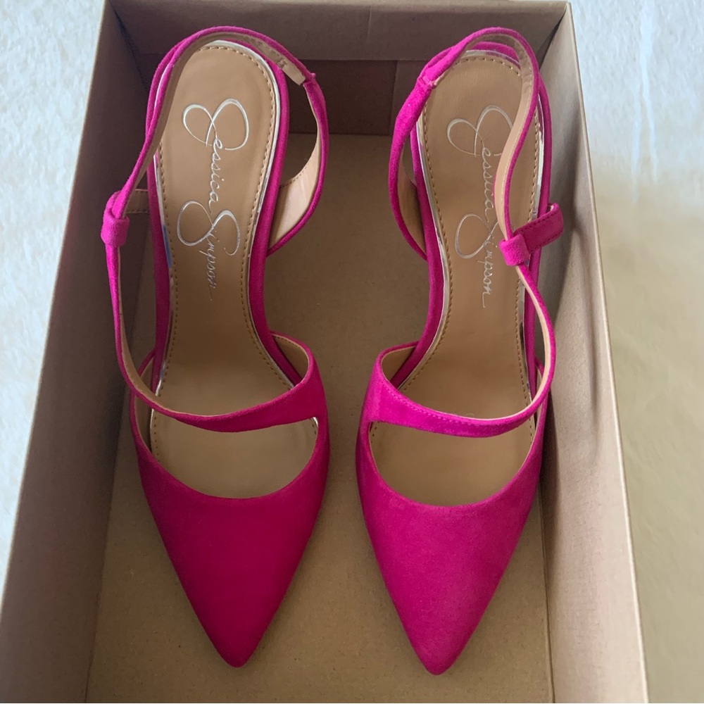 NIB Jessica Simpson Paselle Pointy Toe Heels - Picture 6 of 9
